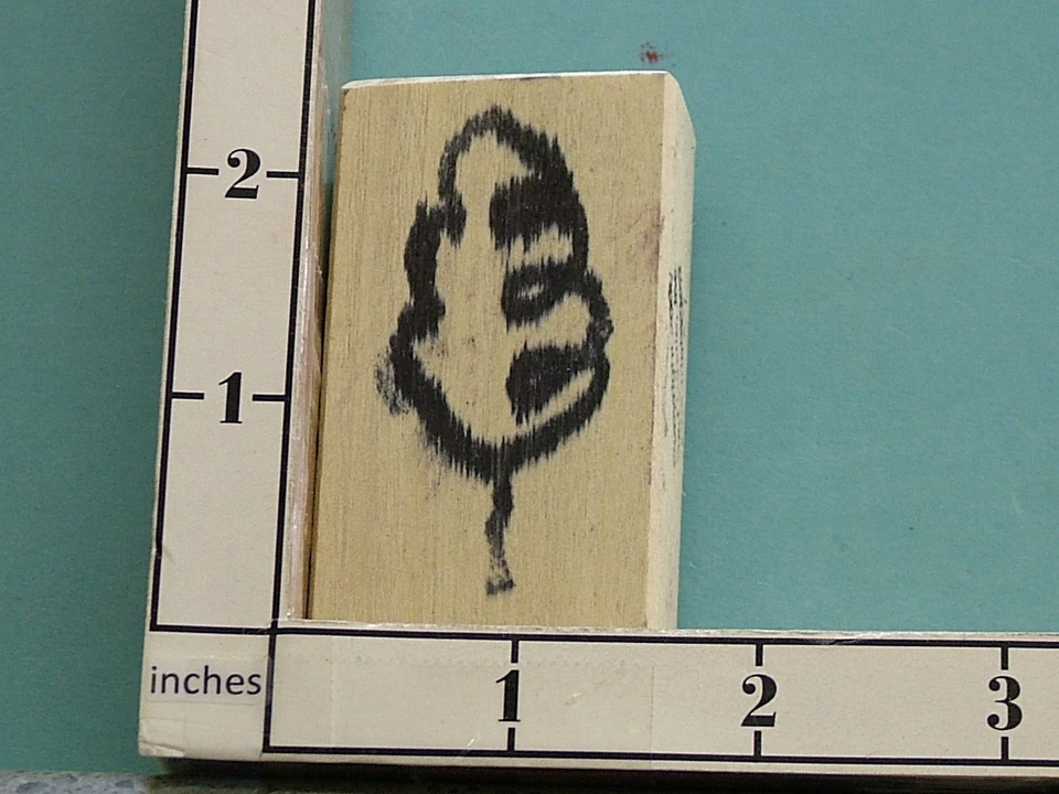 hoja castillo rojo #12 sellos de goma 18X Foto 1 de 1