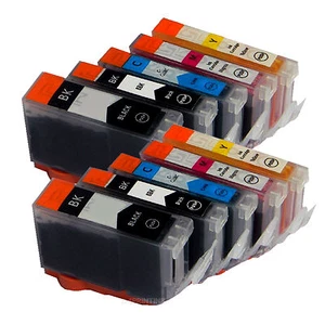 10 * Inchiostro per Canon PGI-5 CLI-8 PGI-5BK CLI-8C CLI-8M CLI-8Y NUOVO Cartuccia CONFEZIONE DA 10 - Foto 1 di 1