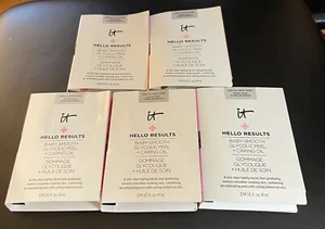 It Cosmetics Hello Results Baby Smooth Glycolic Peel Caring Oil Sample Lot Of 5 - Picture 1 of 1