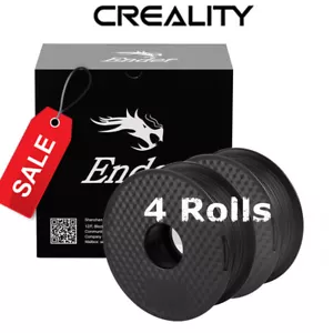 Original Creality 3D 4KG PLA Filament 1,75 mm für Ender 3 3 S1 PRO 3V2 NEO - SCHWARZ - Bild 1 von 7