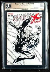 SUPERIOR SPIDER-MAN #16 Fan Expo Canada PGX 9.8 NM/MT signed by STAN LEE +CGC!!! - Picture 1 of 4
