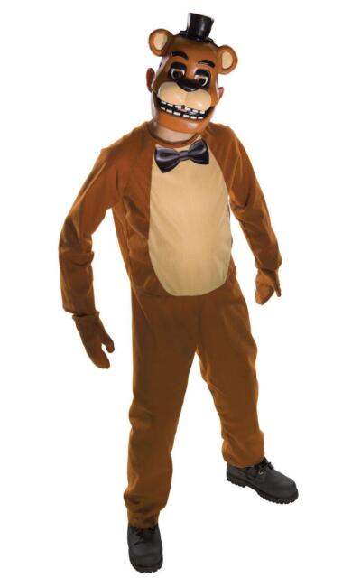 Five-Nights at Freddy's Pajamas Costume Fancy Dress Jumpsuits for Children  Boys' Halloween Party Outfit 3D Style Bodysuit with Separate Headgear Brown  3-4 Years : : Toys & Games