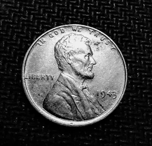 1943 Steel Lincoln 1c "Wheat" Penny - Picture 1 of 3