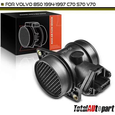 Conjunto de sensor de fluxo de ar de massa para Volvo 850 1994-1997 C70 S70 V70 L5 2.3L 2.4L - Imagem 1 de 4