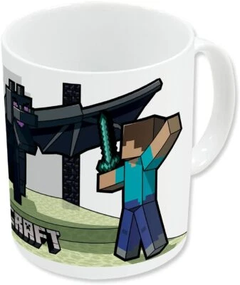 Tasse - Minecraft - Alex, Steve & Enderdrache - 325 ml (NEU & OVP!) - Bild 1 von 3