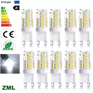 10 X G9 LED BULB 5W COOL WHITE CAPSULE LAMP REPLACE 40W HALOGEN LIGHT BULBS 230V - Picture 1 of 12