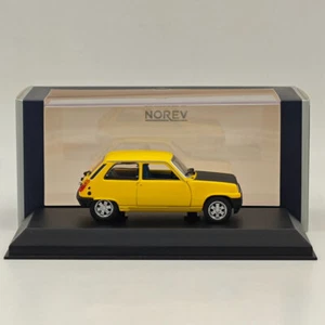 1/43 Norev Renault 5 Copa 1980 Yellow Diecast Model Cars Limited Collection - Picture 1 of 7