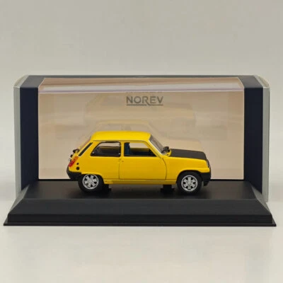1/43 Norev Renault 5 Copa 1980 Yellow Diecast Model Cars Limited Collection - Image 1 of 4