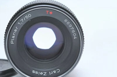 Contax Carl Zeiss Planar T* 50mm F/1.7 Lens CY - Image 1 of 3