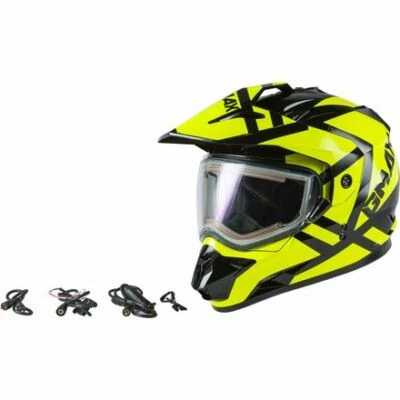 GMAX GM-11S Trapper Snow Helmet w/Heated Shield M L XL XXL ELECTRIC SHIELD - Image 1 of 4