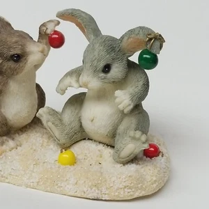 DECORAZIONE BINKEY Charming Tails Dean Griff Coniglietto Ornamenti Natalizi NO SCATOLA - Foto 1 di 6