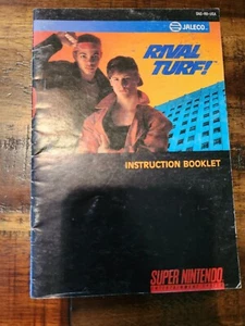 Rival Turf (Super Nintendo Entertainment System, 1992) Manual - Picture 1 of 2