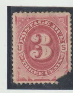 US Scott#J24 VF-XF 1891s 2c Postage Due MH with corner Flaw Cat.$67. - Picture 1 of 2