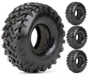 NEW Powerhobby MudBoss 1.0” Micro Rock Crawler Tires (4) 1/24 Axial SCX24 RC4WD - Picture 1 of 4