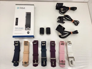 Parts Lot Fitbit Charge 2 Activity Tracker Heart Monitor Bands Chargers, 2 units - Picture 1 of 9