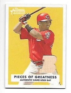 EDWIN ENCARNACION 2006 BOWMAN HERITAGE PIECES OF GREATNESS GAME USED BAT #PG-EE - Picture 1 of 1