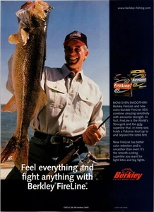 2004 BERKLEY FIRELINE FISHING LINE PRINT AD - Picture 1 of 1