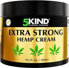 5Kind 300ml Extra Strong Hemp Cream - High Strength Hemp Oil for Joint & Muscle