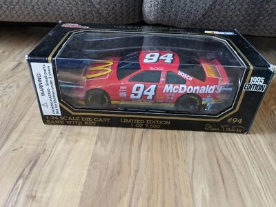 Racing Champions McDonald's NASCAR 1:24 Scale Die-Cast Car Bank W/Key - Image 1 of 4