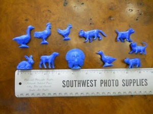 MPC FARM ANIMALS ASSORTED, 11 DIFFERENT ANIMALS, SCALE 1"=1'  NEW WITHOUT PACK - Picture 1 of 10