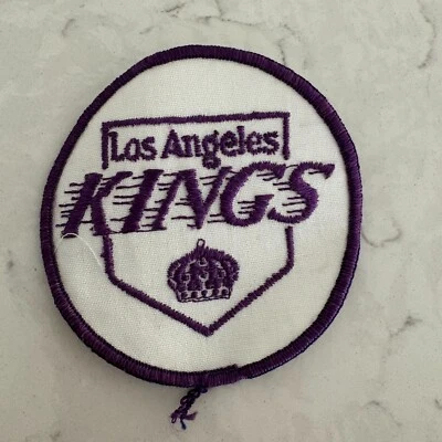 NHL Vintage Los Angeles Kings Purple-Trim Sewing & Embroidered Sew-On Patch - Image 1 of 3