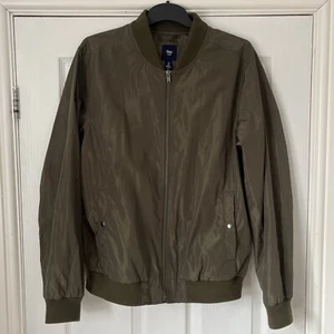 GAP Bomber Jacket Green Men Medium Coat VGC - Picture 1 of 24