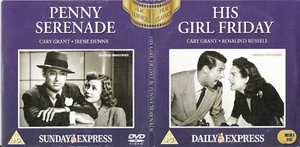 HIS GIRL FRIDAY & PENNY SERENADE - 2 DISCS - EXPRESS PROMO DVD - Foto 1 di 1