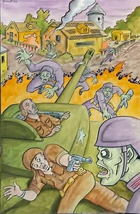 ZOMBIE WAR *MIKE BENNETT'S ORIGINAL ART (2024) 06/25/2024 - Picture 1 of 1