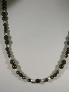 20" Bronzite Bead Necklace - Picture 1 of 2