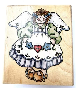 Gummistampede Sarah Engel A1319H Holzstempel - Bild 1 von 5