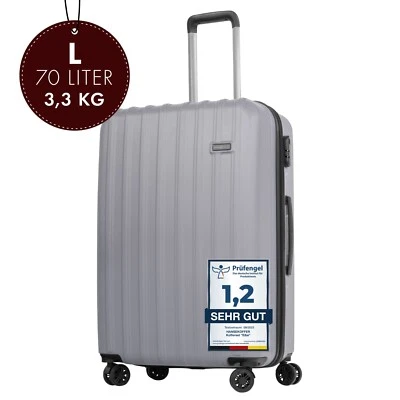 Hartschalenkoffer Trolley Größe L – 43x65x25cm – 70L Reisekoffer mittelgroß - Bild 1 von 4
