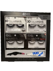 Ardell 3D Faux Mink Gift Set 4 Pair of Lashes NEW - Picture 1 of 2