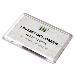 FRIDGE MAGNET - Leverstock Green, Hertfordshire - Lat/Long TL0806 - Picture 1 of 1