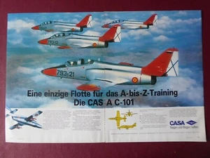 6/1983 PUB AVION CASA C-101 MILITARY TRAINER SPANISH AIRCRAFT ORIGINAL GERMAN AD - Picture 1 of 1