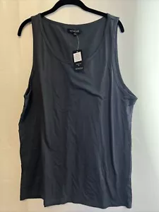 HETHCODE Men's Classic Basic Athletic Tank Top Casual T Shirts NWT Gray Sz XXL - Picture 1 of 4