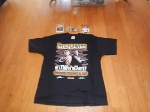 Vintage Vegas lot De La Hoya Boxing T-shirt after party media pass private photo - Picture 1 of 10