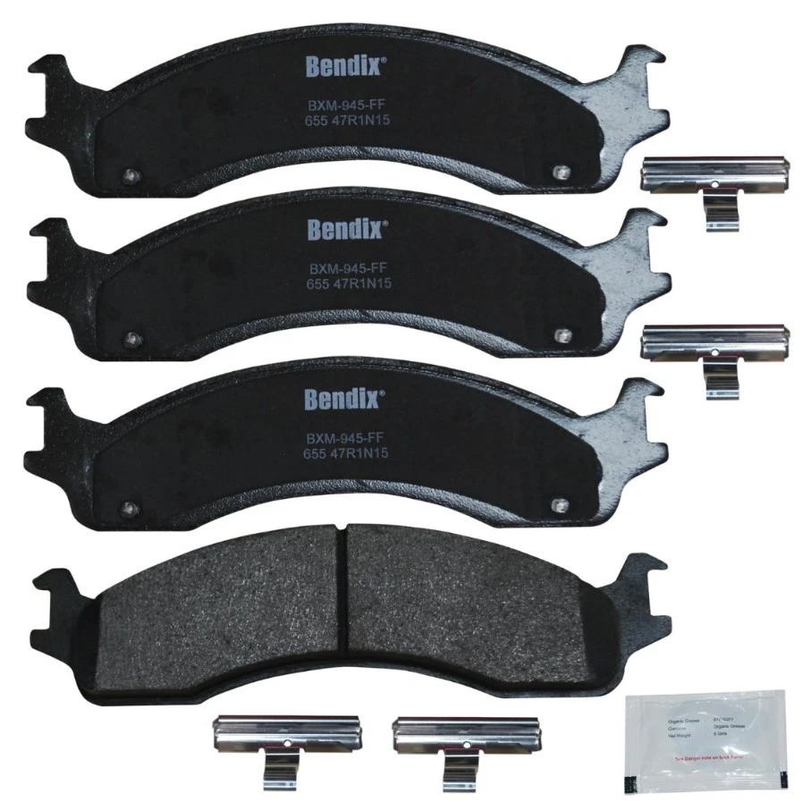 Pastillas de freno delanteras semimetálicas Bendix Priority1 CFM655 E-350 Super Duty 99-2007 Foto 1 de 4