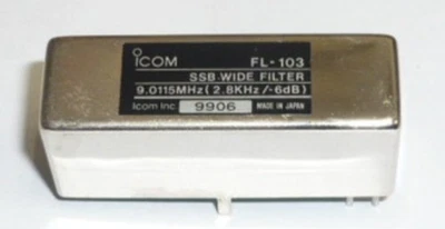 ICOM FL-103 9 MHz SSB Wide Crystal Filter (2.8 kHz) w/ Box Excellent Cond. - Image 1 of 4