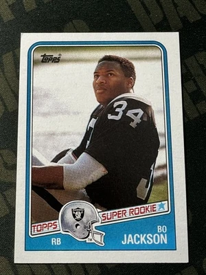 1988 Topps Set-Break #327 Bo Jackson RC CASI NUEVO Raiders Salón de la fama Los Ángeles  Foto 1 de 4
