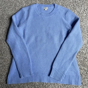J. Crew Pullover Damen klein hellblau Grobstrick Fischer Strick College Preppy - Bild 1 von 8