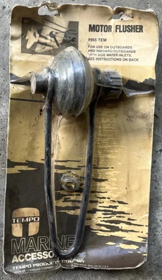Vintage Original TEMPO Inboard Outboard Motor Flusher #955 NEW - Image 1 of 4