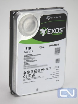*Low Hours Seagate EXOS MACH.2 SATA 18TB (2x 9TB logical) ST18000NM0092 3.5" HDD - Image 1 of 3