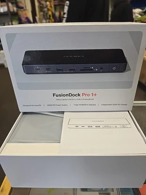 iVANKY 14-in-1 FusionDock Pro 1+ MacBook DisplayLink With 180W Docking Station - Image 1 of 2