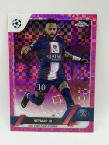 2022-23 Topps Chrome UEFA Club Competitions Pink X-Fractor /250 Neymar Jr #10 - Bild 1 von 2