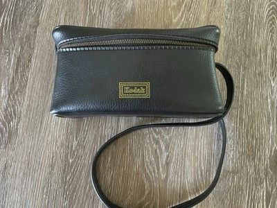 Bolso de Viaje Kodak Vintage Negro y Dorado para Cámara Bolso de Hombro 81/4" x 4" x 3" Foto 1 de 4