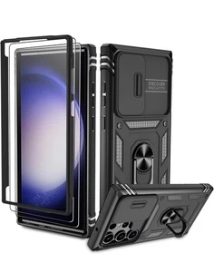 18× Galaxy S23 Ultra Hüllen | 360° Schutz | Kameraschutz | 2 Folien | Neu OVP  - Bild 1 von 8