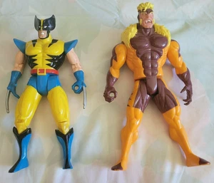 Figuras de Wolverine and Sabretooth 10" - Marvel - Toy Biz 1993 - Imagen 1 de 7