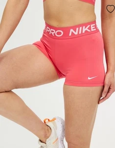 Nuevos Pantalones Cortos Nike Para Mujer PRO 3"" Yoga/Voleibol Talla Grande Nuevos con Etiquetas - Imagen 1 de 5