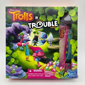 Trolls in Trouble Game COMPLETE Hasbro 2016 Guy Diamond Pop O Matic - Picture 1 of 8