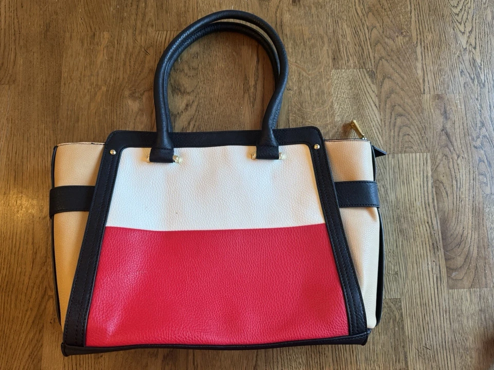 Charming Charlie Large Colorblock Handbag Classy Capsule Wardrobe  - Image 1 of 4